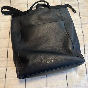 Cole Haan black leather bag